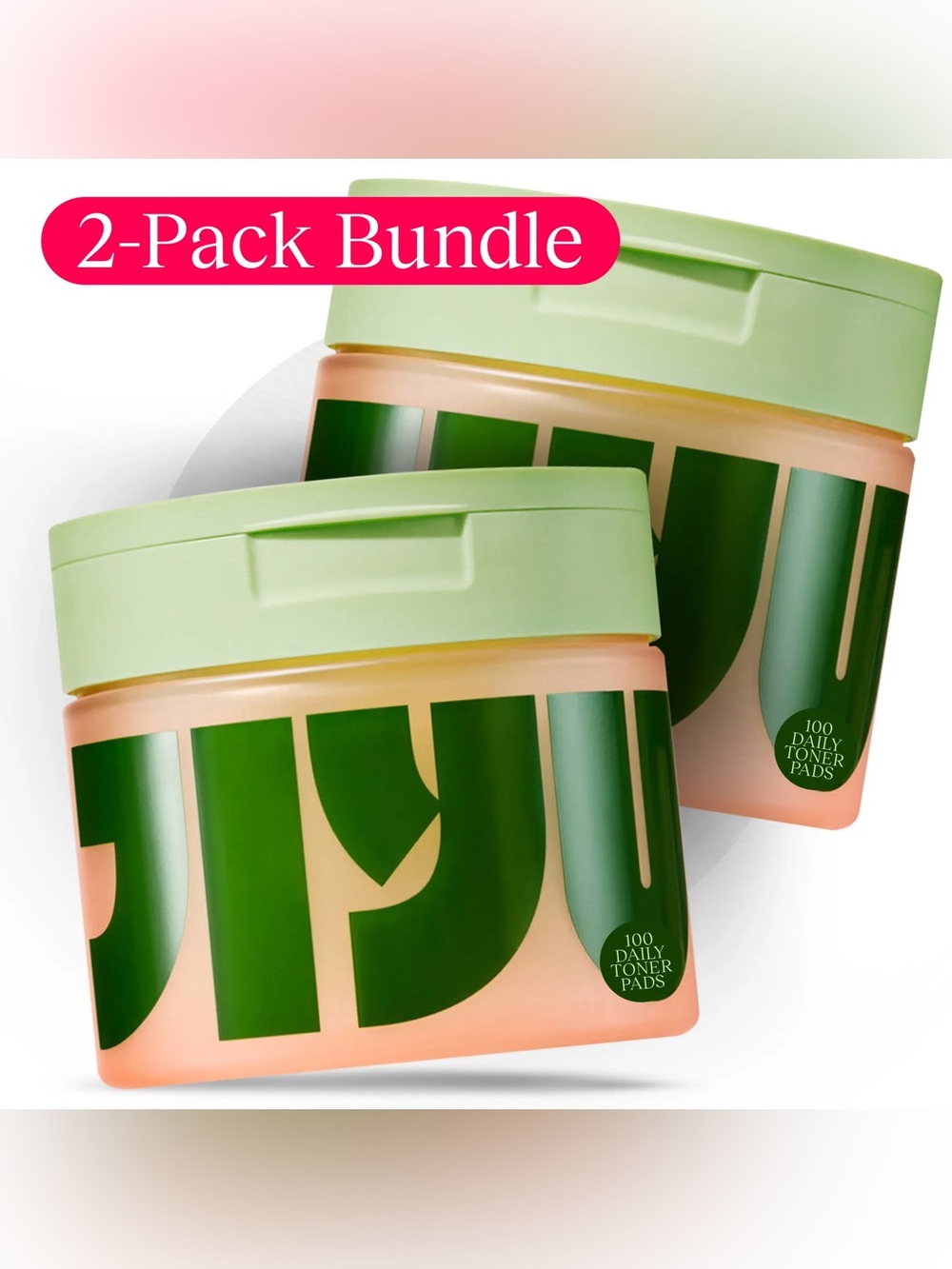 JiYu Skincare - Daily Toner Pads - Gentle Exfoliating Pads (2 pk - 100 Count ea)